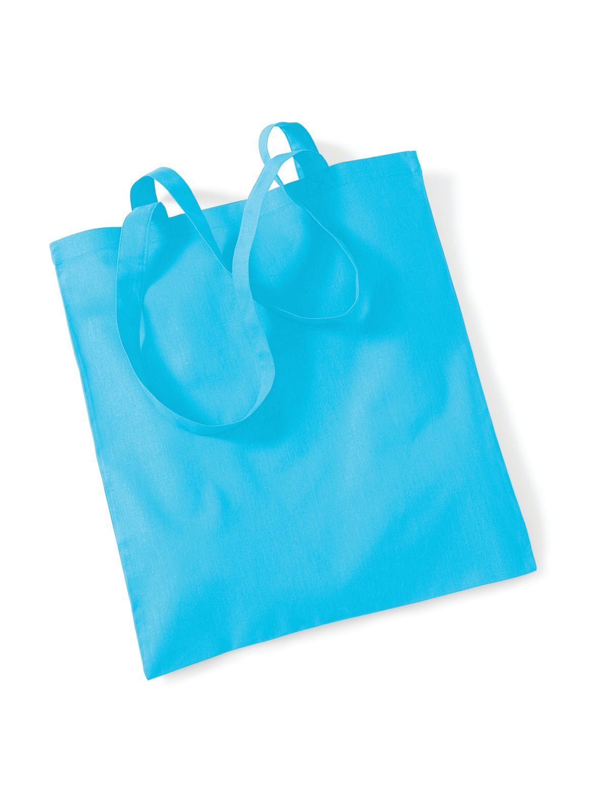 Shopper Bag For Life - Long Handles Herren Tasche / Rucksack – Westford Mill – Farbe surf blue – individuell veredelbar