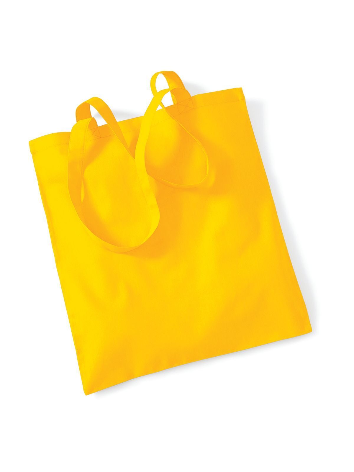 Shopper Bag For Life - Long Handles Herren Tasche / Rucksack – Westford Mill – Farbe sunflower – individuell veredelbar
