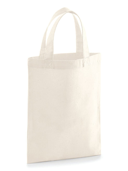 Cotton Party Bag for Life Herren Tasche / Rucksack – Westford Mill – Farbe Natur – individuell veredelbar