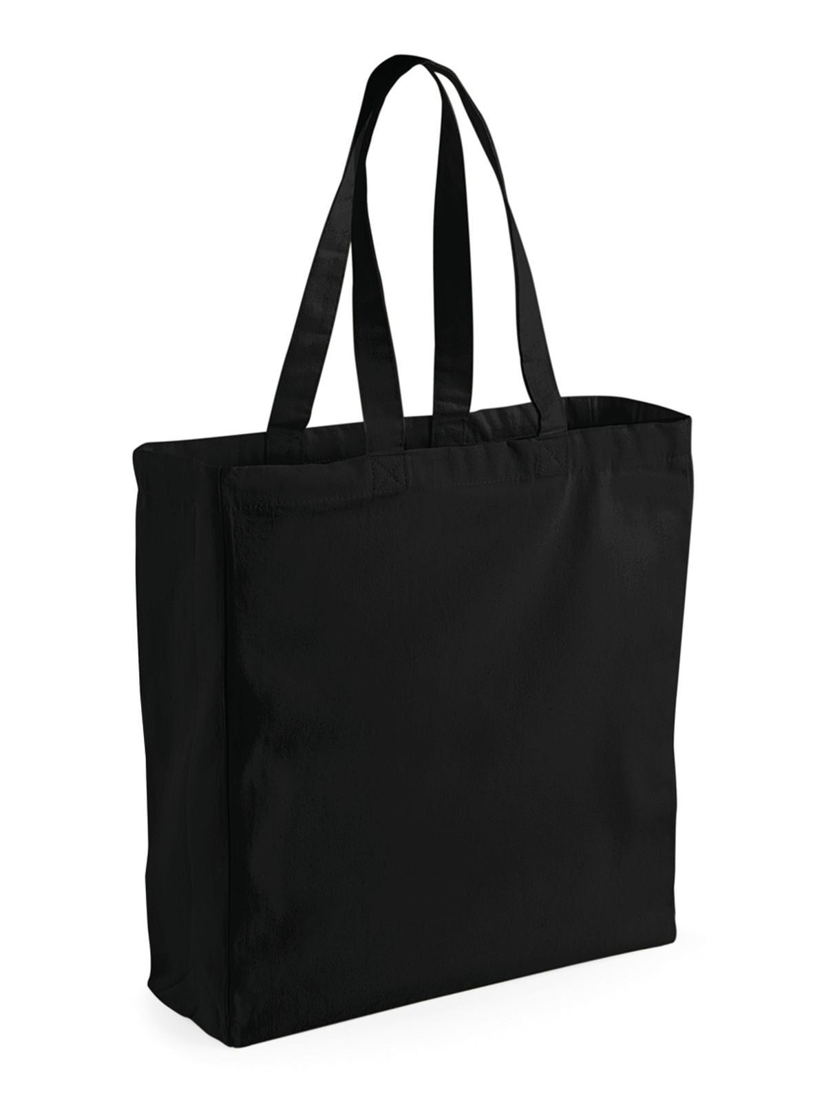 Canvas Classic Shopper Herren Tasche / Rucksack – Westford Mill – Farbe Schwarz – individuell veredelbar