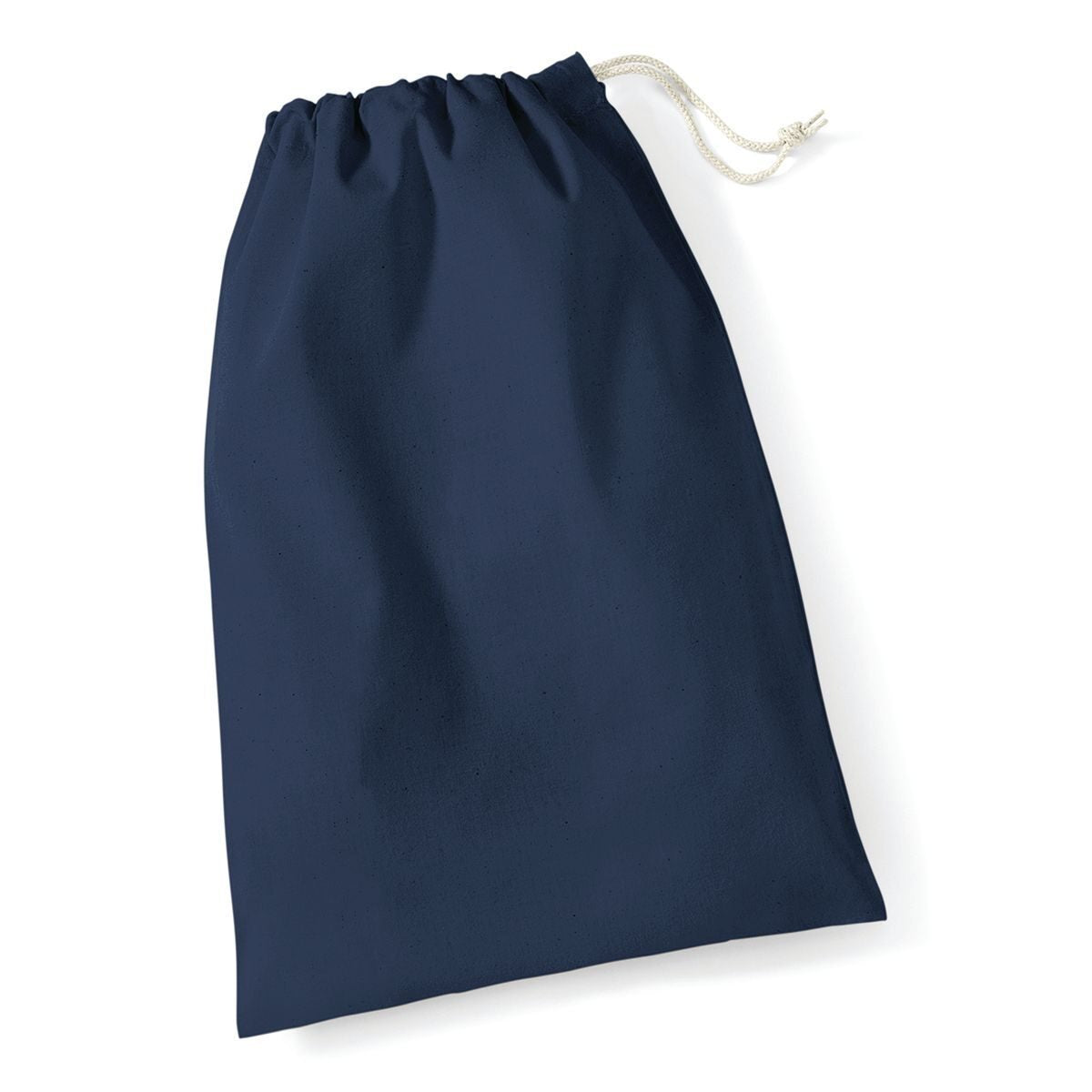 Sacchetto in cotone taglia L Tasche / Rucksack – Westford Mill – Farbe Navy – individuell veredelbar