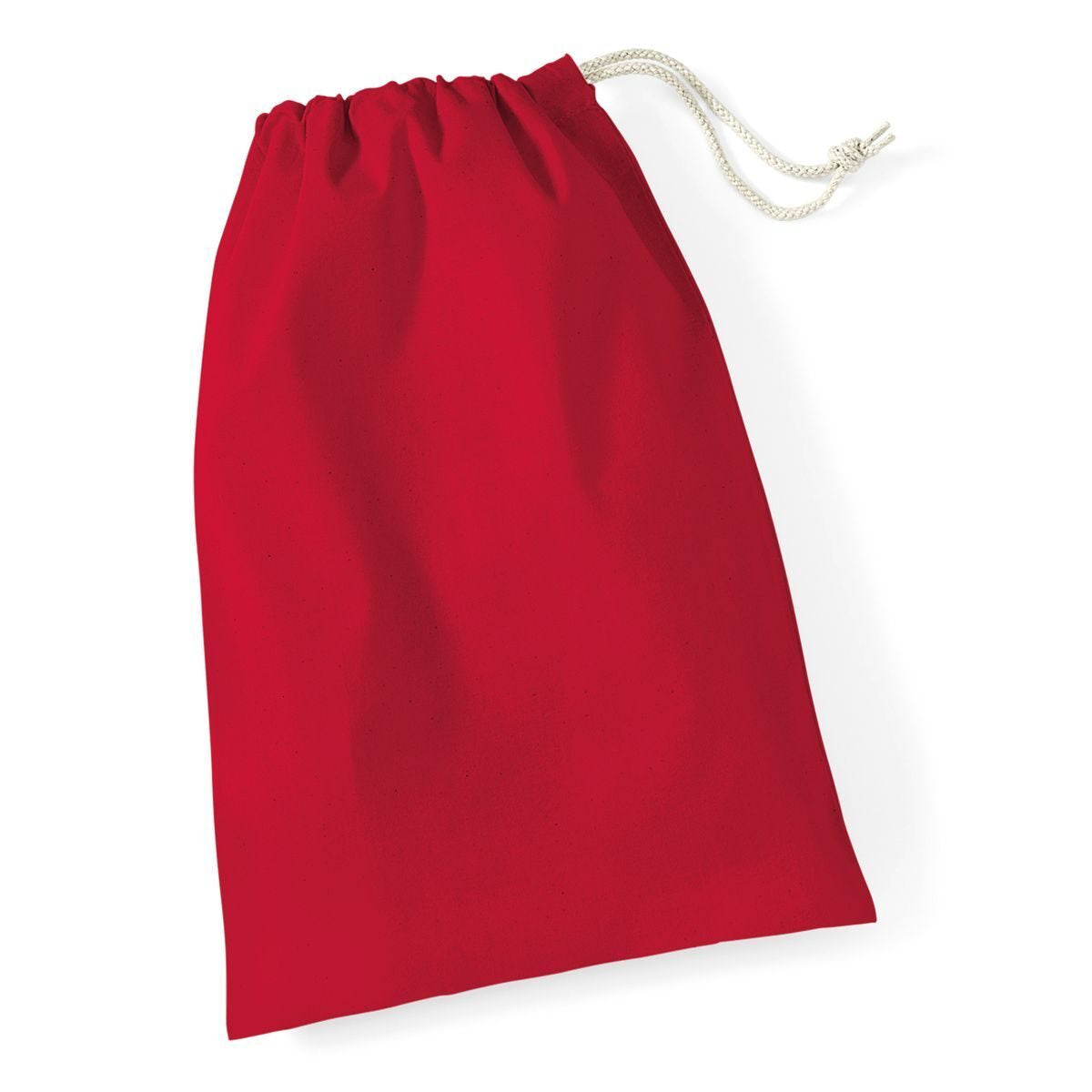 Sacchetto in cotone taglia M Tasche / Rucksack – Westford Mill – Farbe classic red – individuell veredelbar