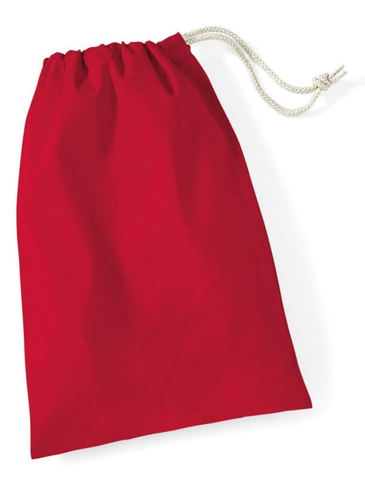 Sacchetto in cotone taglia S Tasche / Rucksack – Westford Mill – Farbe classic red – individuell veredelbar