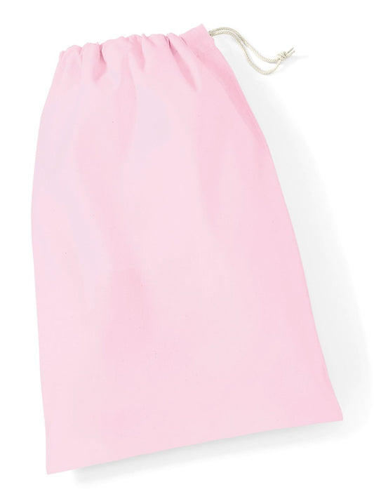 Sacchetto in cotone taglia XL Tasche / Rucksack – Westford Mill – Farbe classic pink – individuell veredelbar
