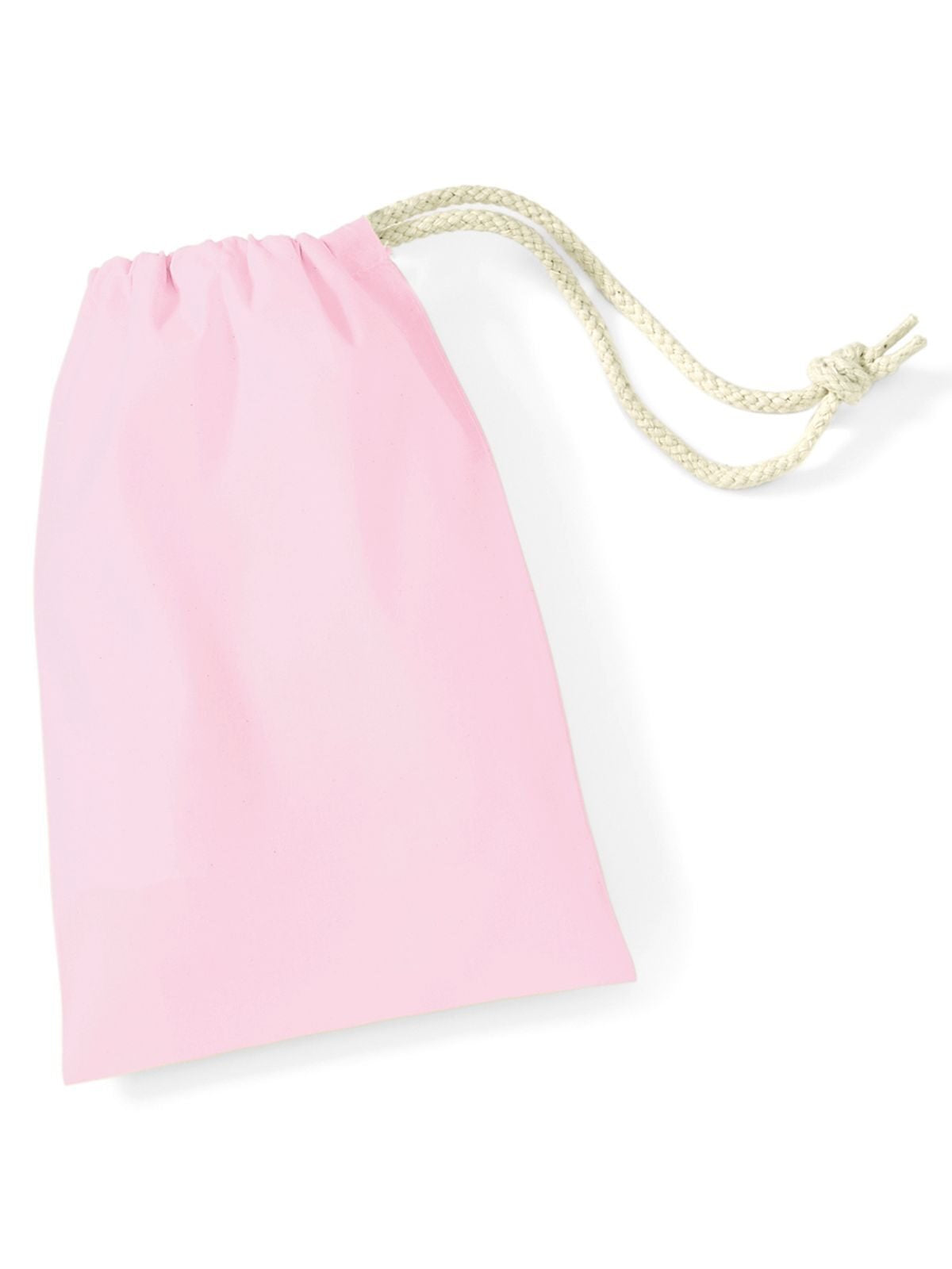 Sacchetto in cotone taglia XS Tasche / Rucksack – Westford Mill – Farbe classic pink – individuell veredelbar