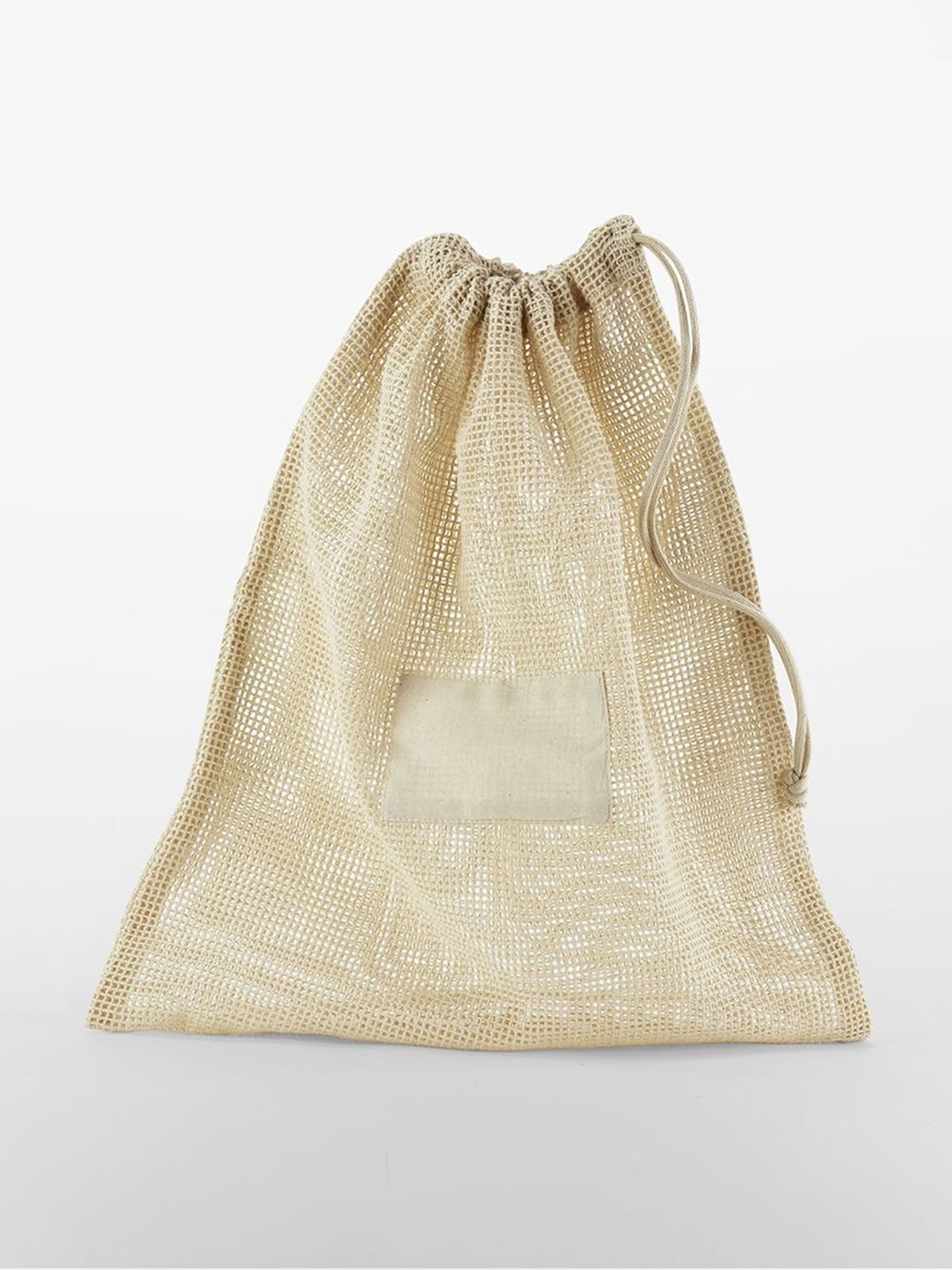 Organic Cotton Mesh Sacks Herren Tasche / Rucksack – Westford Mill – Farbe Natur – individuell veredelbar