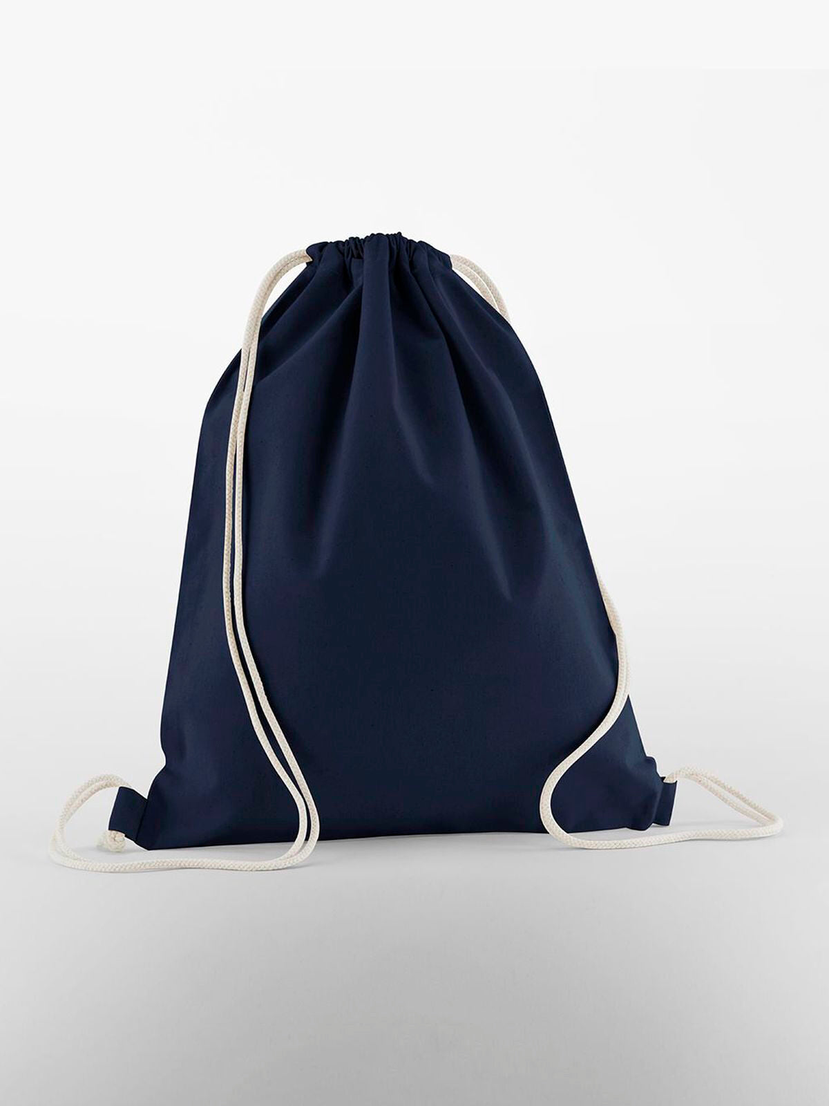Organic Cotton InCo. Gymsac Herren Tasche / Rucksack – Westford Mill – Farbe french navy – individuell veredelbar