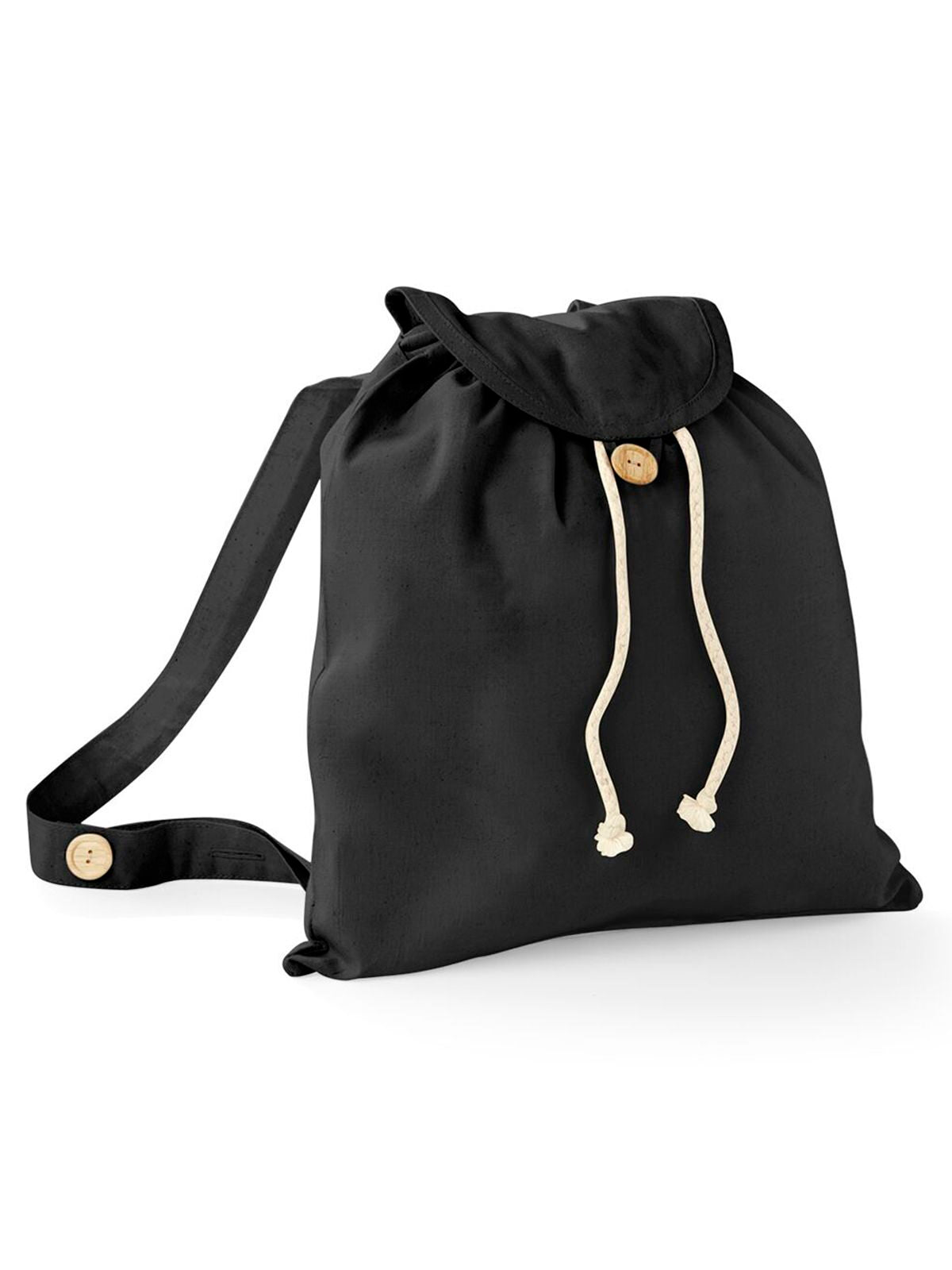 Organic Festival Backpack Herren Tasche / Rucksack – Westford Mill – Farbe Schwarz – individuell veredelbar