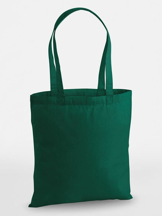 Premium Cotton Tote Herren Tasche / Rucksack – Westford Mill – Farbe bottle green – individuell veredelbar