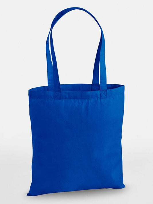 Premium Cotton Tote Herren Tasche / Rucksack – Westford Mill – Farbe bright royal – individuell veredelbar