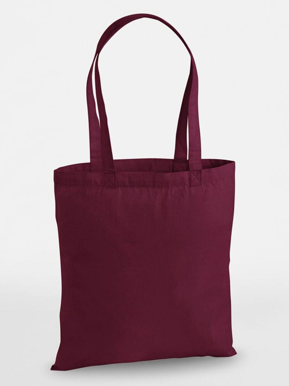 Premium Cotton Tote Herren Tasche / Rucksack – Westford Mill – Farbe Burgundy – individuell veredelbar