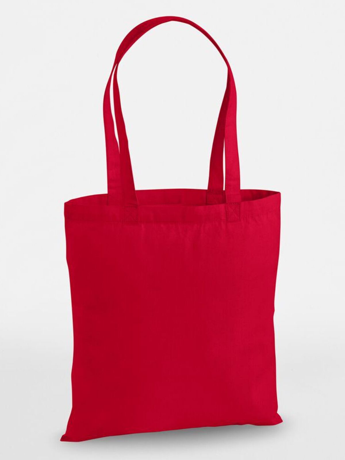 Premium Cotton Tote Herren Tasche / Rucksack – Westford Mill – Farbe classic red – individuell veredelbar