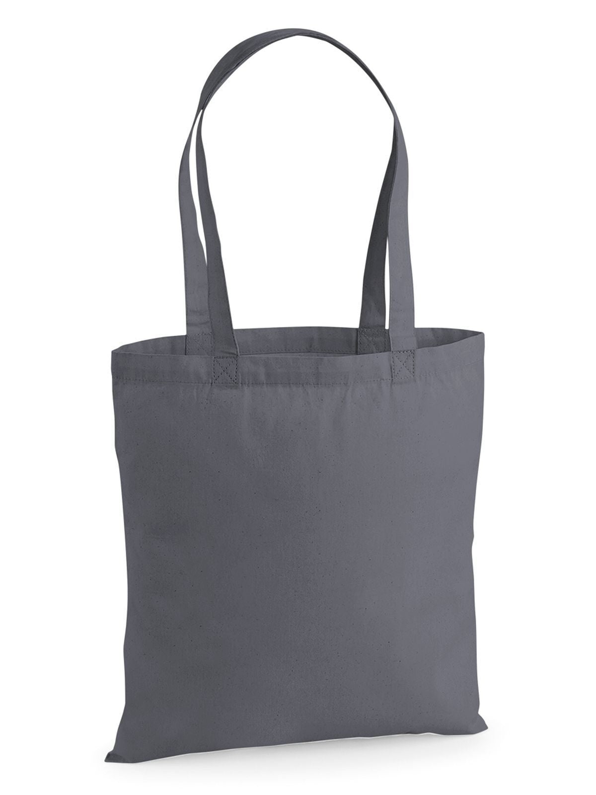 Premium Cotton Tote Herren Tasche / Rucksack – Westford Mill – Farbe graphite grey – individuell veredelbar