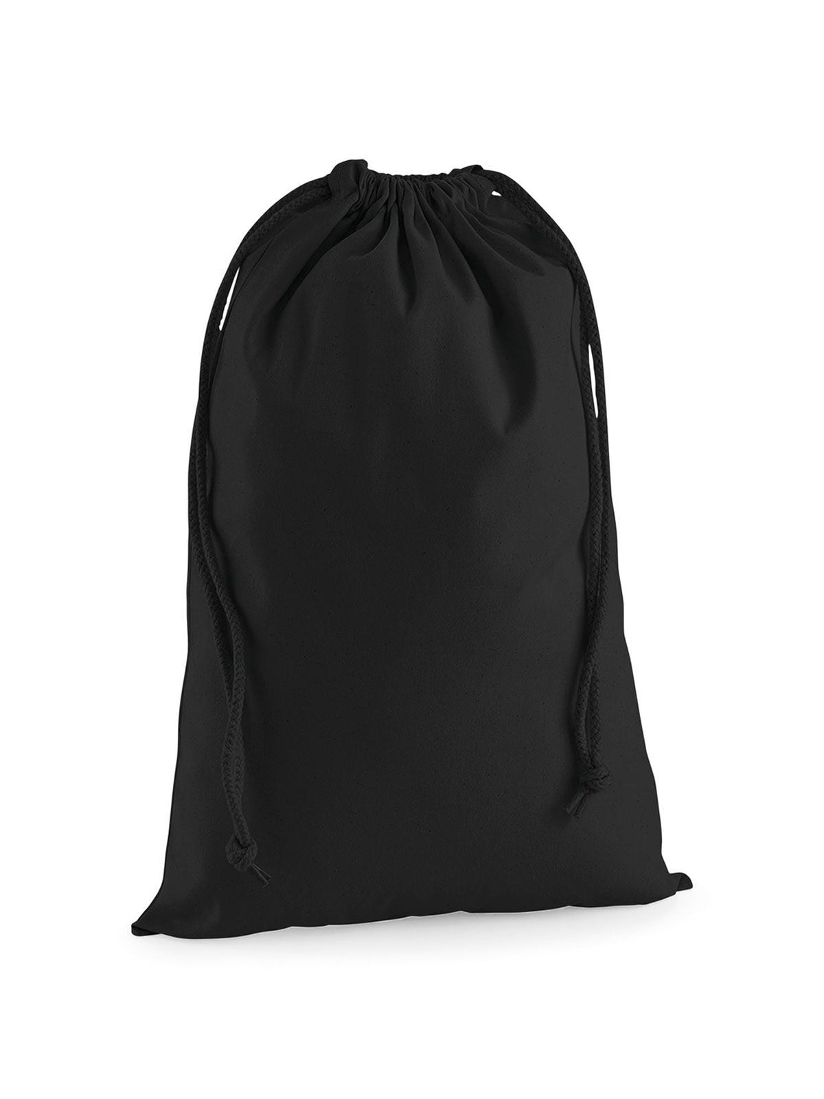Premium Cotton Stuff Bag Herren Tasche / Rucksack – Westford Mill – Farbe Schwarz – individuell veredelbar