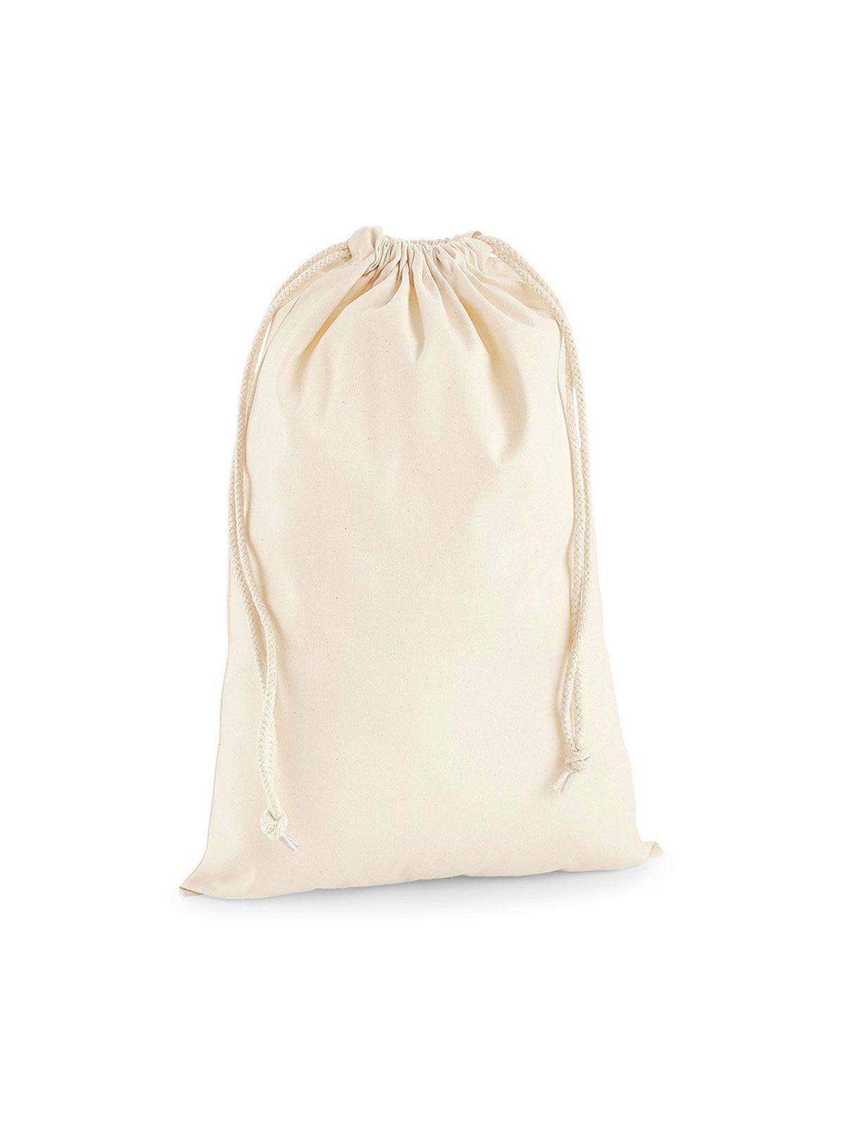 Premium Cotton Stuff Bag S Herren Tasche / Rucksack – Westford Mill – Farbe Natur – individuell veredelbar