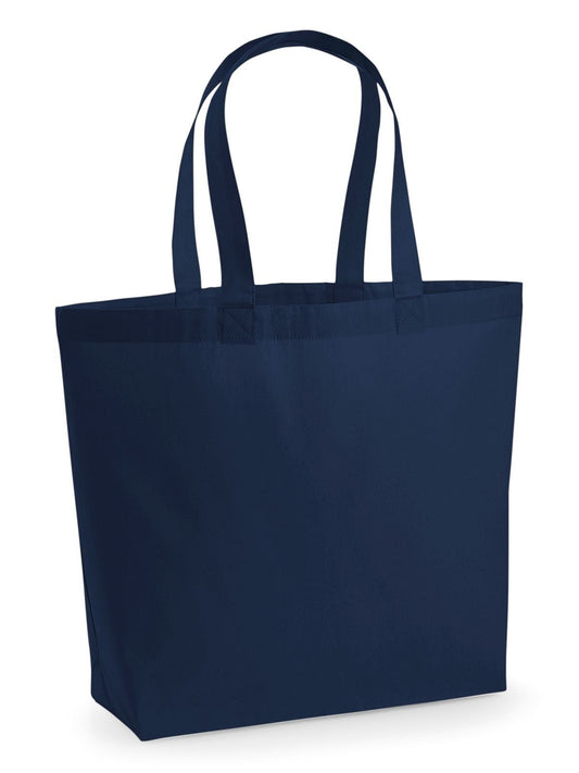 Premium Cotton Maxi Tote Herren Tasche / Rucksack – Westford Mill – Farbe french navy – individuell veredelbar