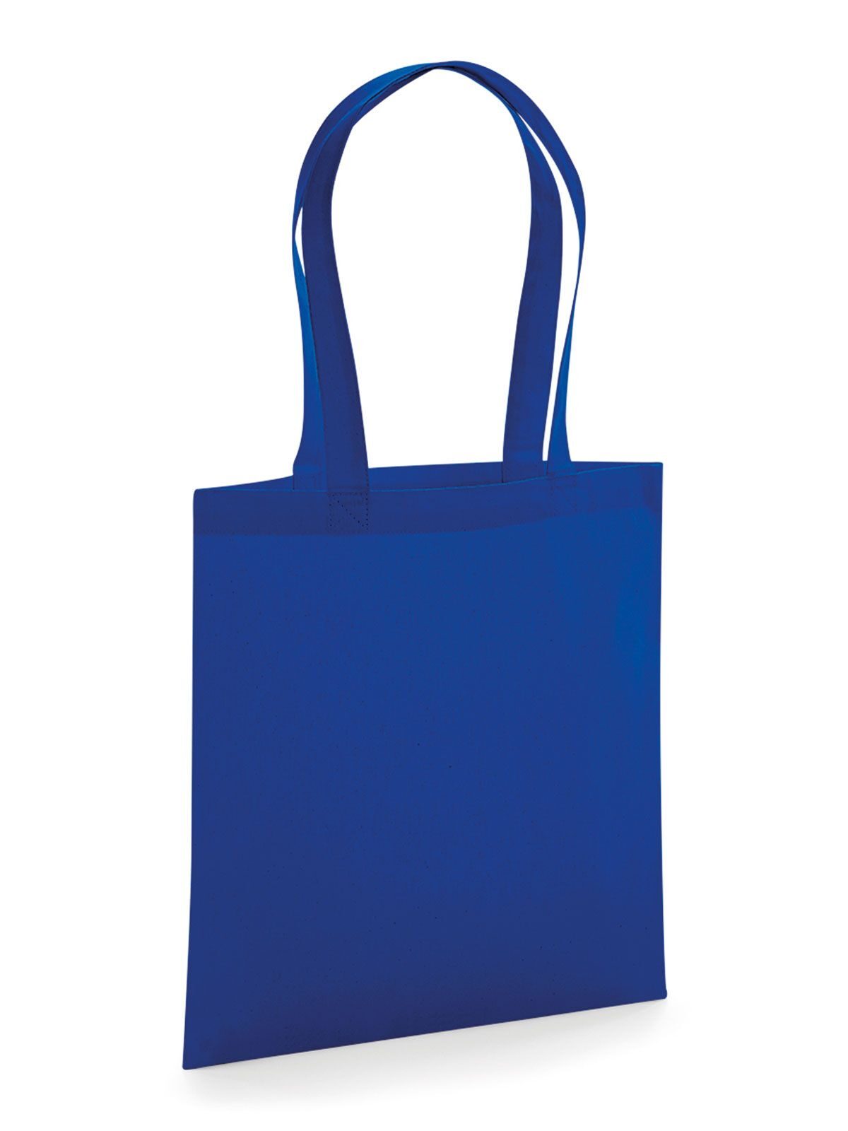 Organic Premium Cotton Tote Herren Tasche / Rucksack – Westford Mill – Farbe bright royal – individuell veredelbar