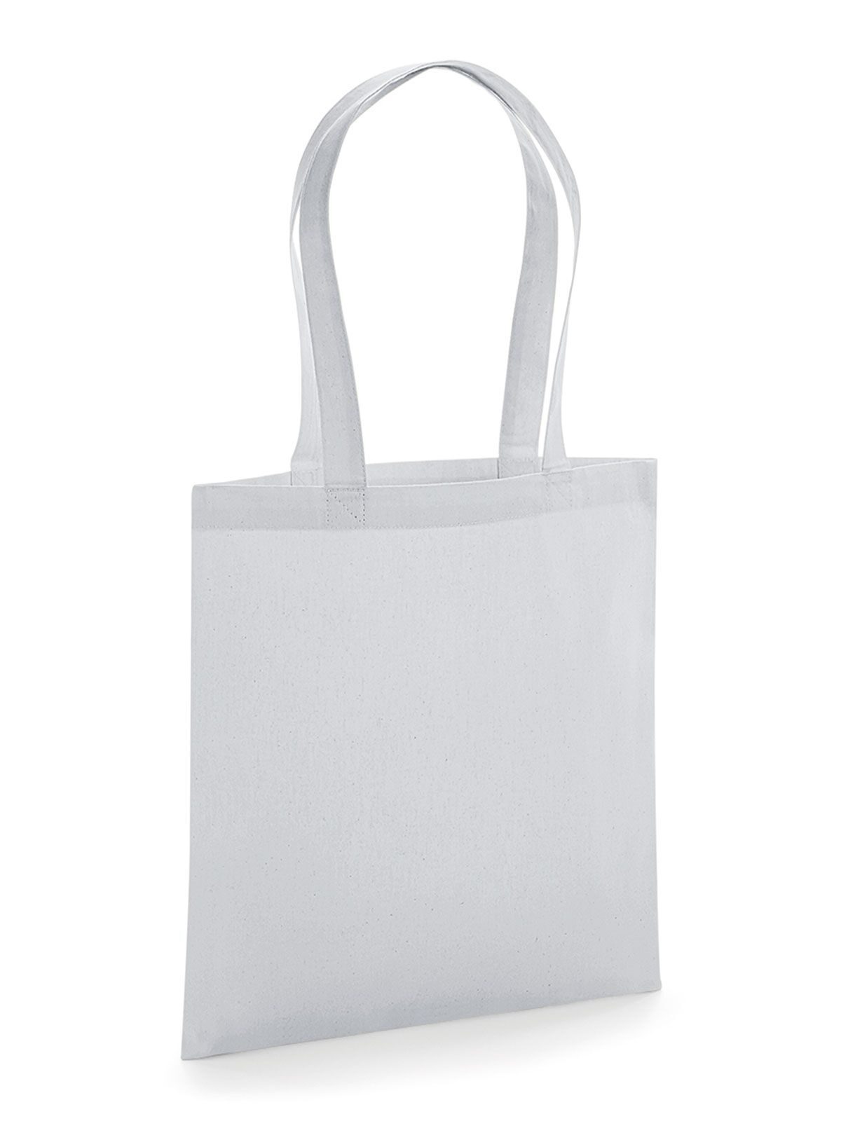 Organic Premium Cotton Tote Herren Tasche / Rucksack – Westford Mill – Farbe Hellgrau – individuell veredelbar