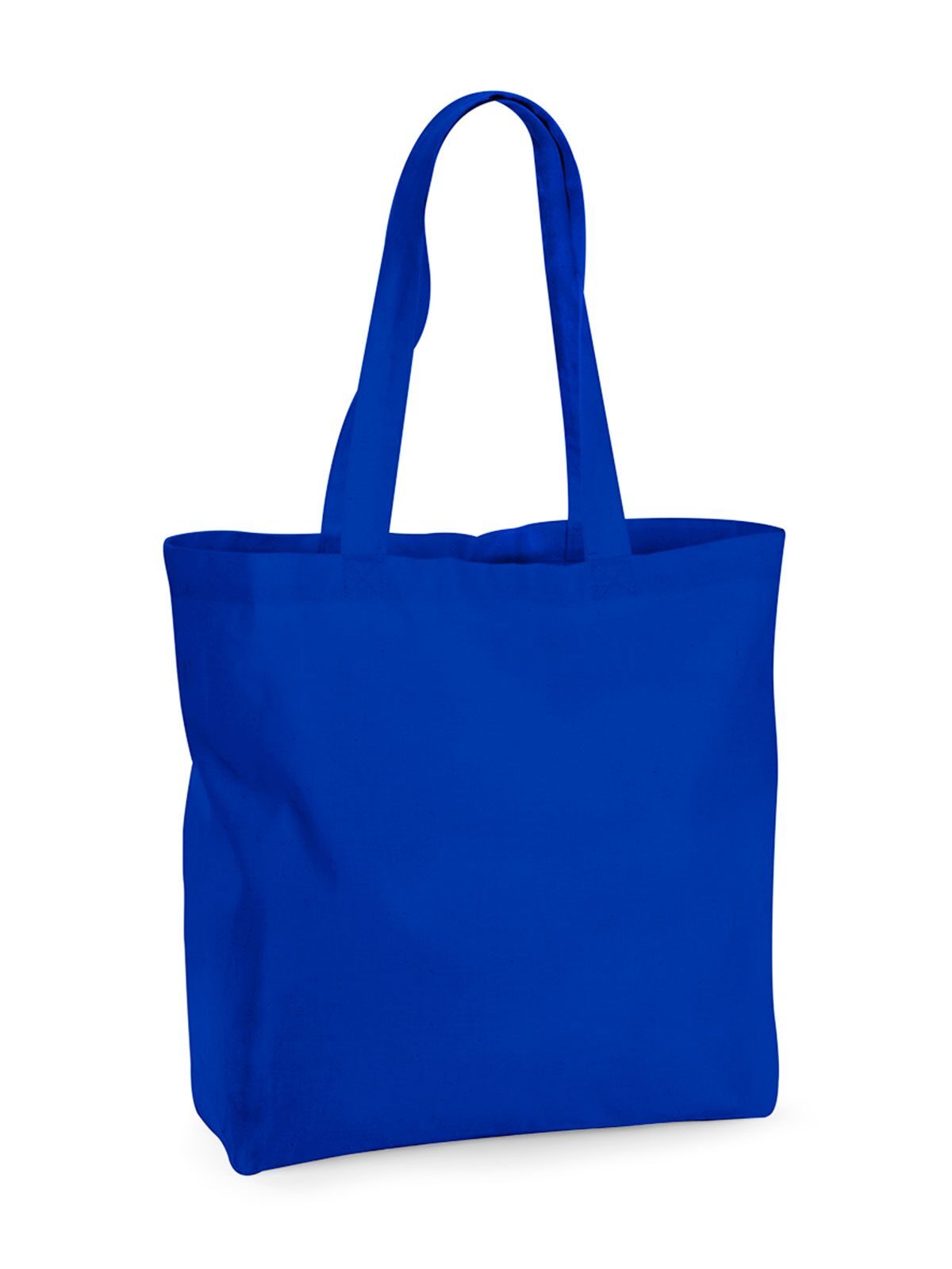 Organic Premium Cotton Maxi Tote Herren Tasche / Rucksack – Westford Mill – Farbe bright royal – individuell veredelbar