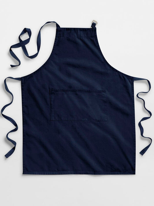 Fairtrade Cotton Adult Craft Apron Herren Schürze / Kasack – Westford Mill – Farbe french navy – individuell veredelbar