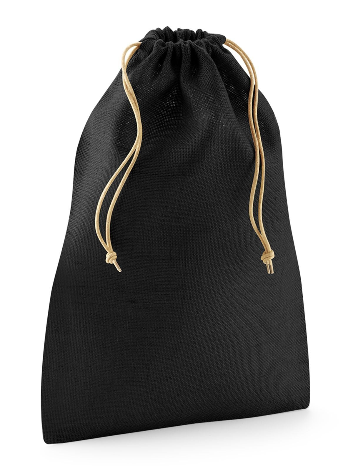 Jute Stuff Bag S Herren Tasche / Rucksack – Westford Mill – Farbe black/natural – individuell veredelbar