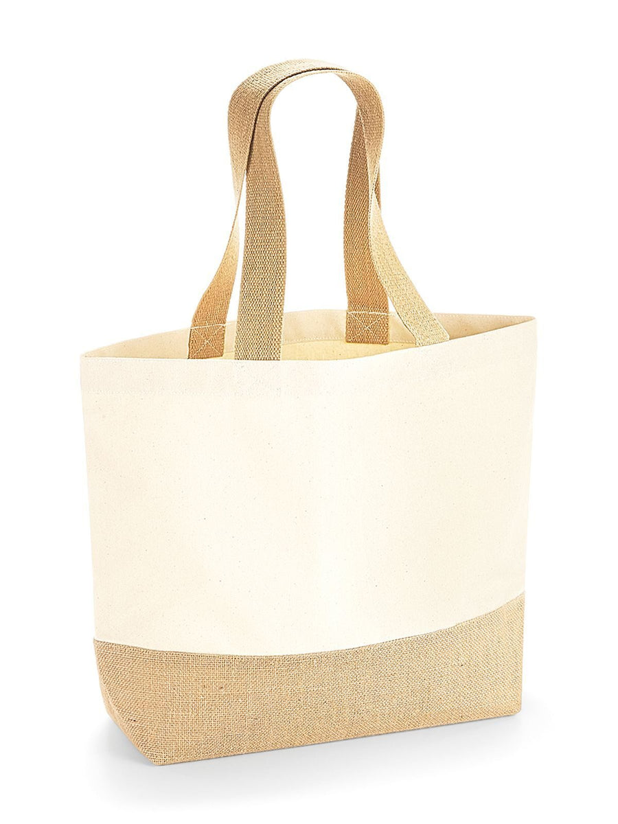 Jute Base Canvas Tote Men's Bag / Backpack - Westford Mill