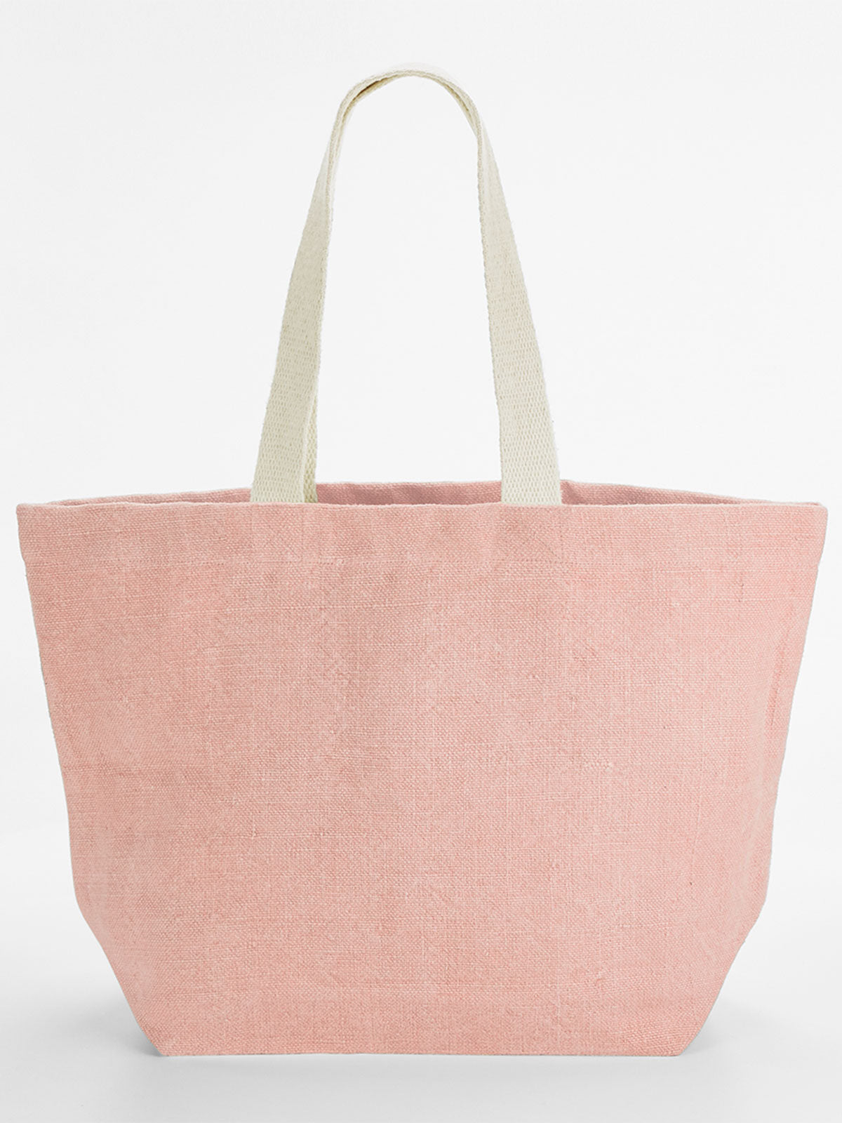 Soft Washed Jute Beach Bag Herren Tasche / Rucksack – Westford Mill – Farbe blossom – individuell veredelbar