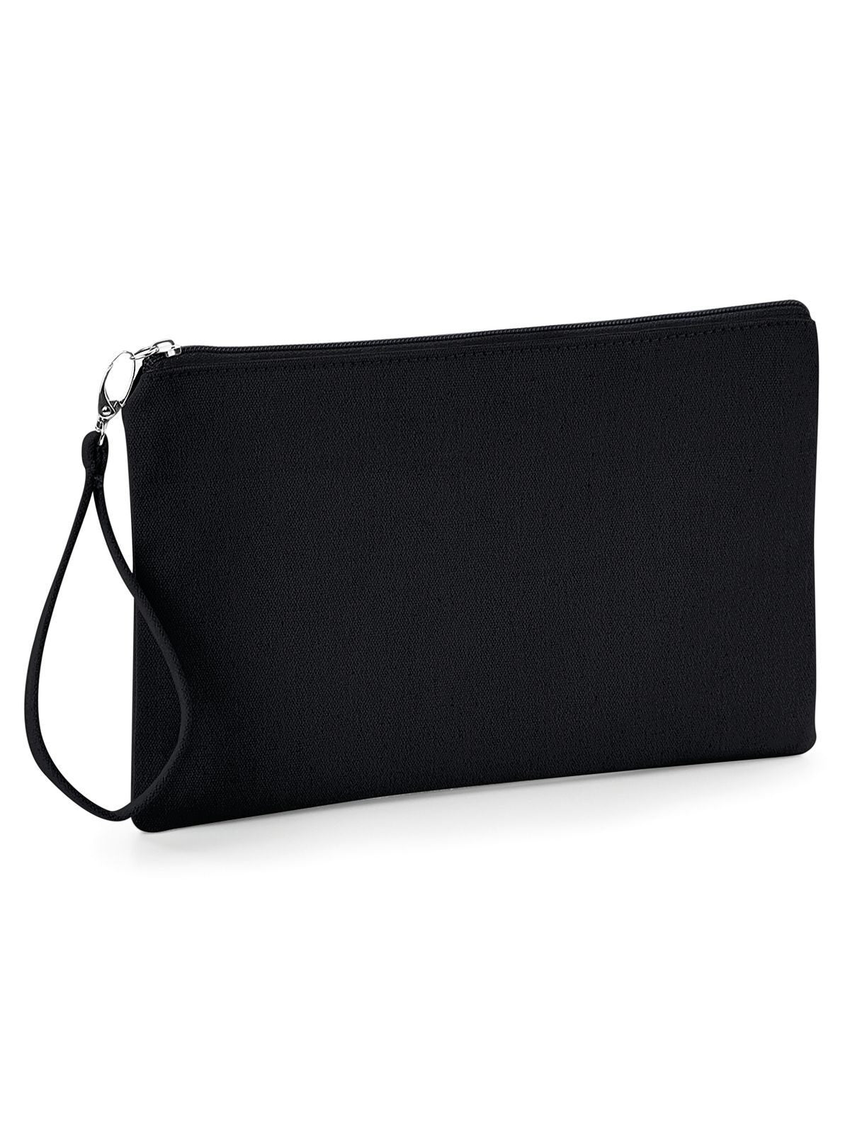 Canvas Wristlet Pouch Herren Tasche / Rucksack – Westford Mill – Farbe black/black – individuell veredelbar