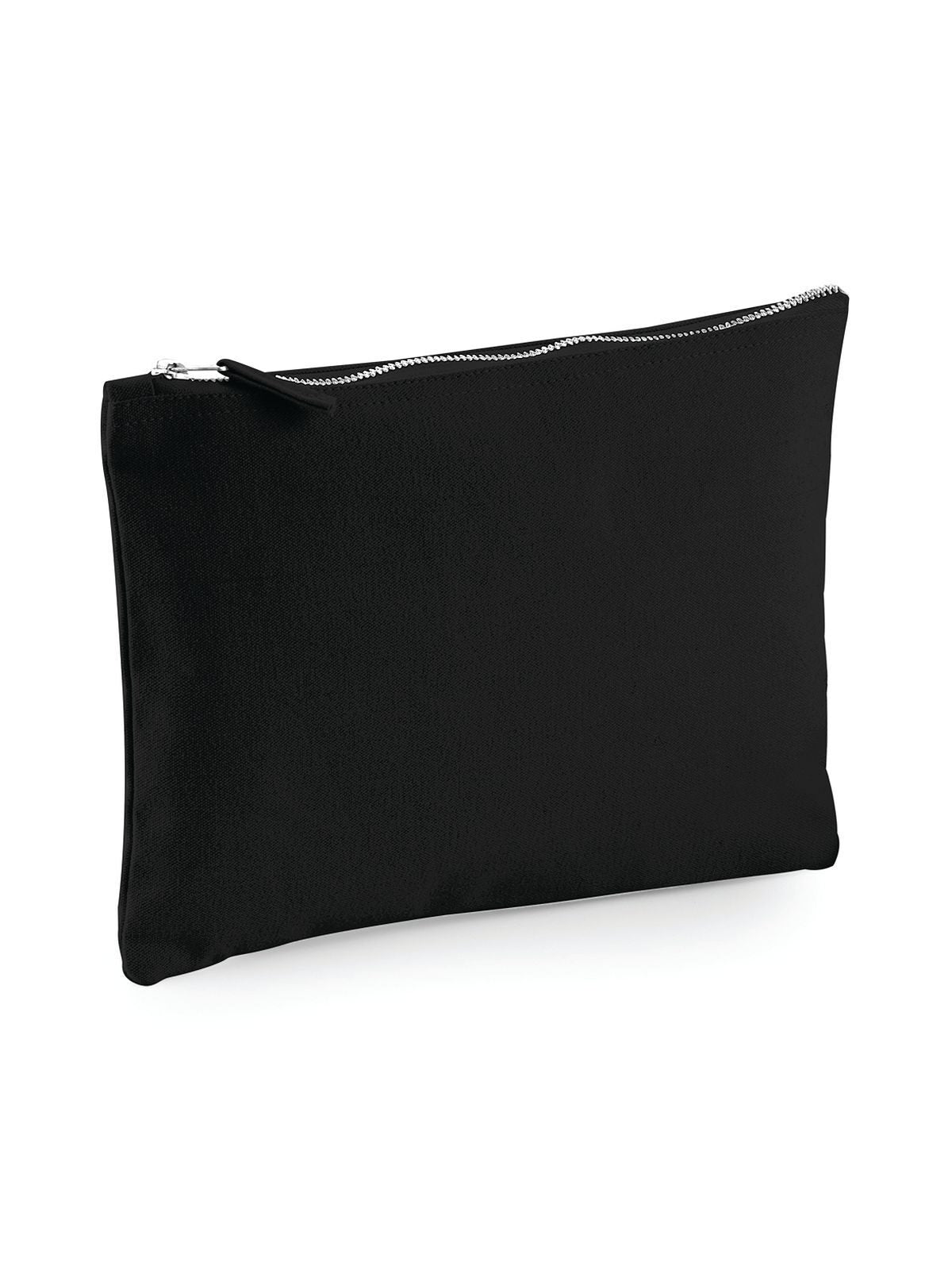 Canvas Accessory Pouch M Herren Tasche / Rucksack – Westford Mill – Farbe Schwarz – individuell veredelbar