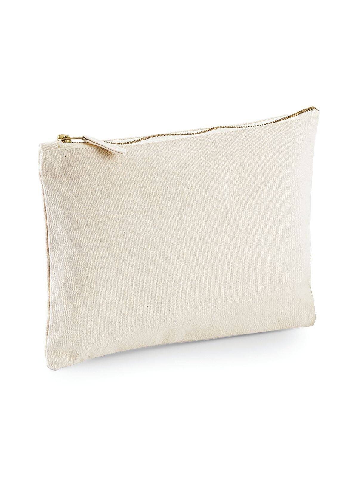 Canvas Accessory Pouch M Herren Tasche / Rucksack – Westford Mill – Farbe Natur – individuell veredelbar