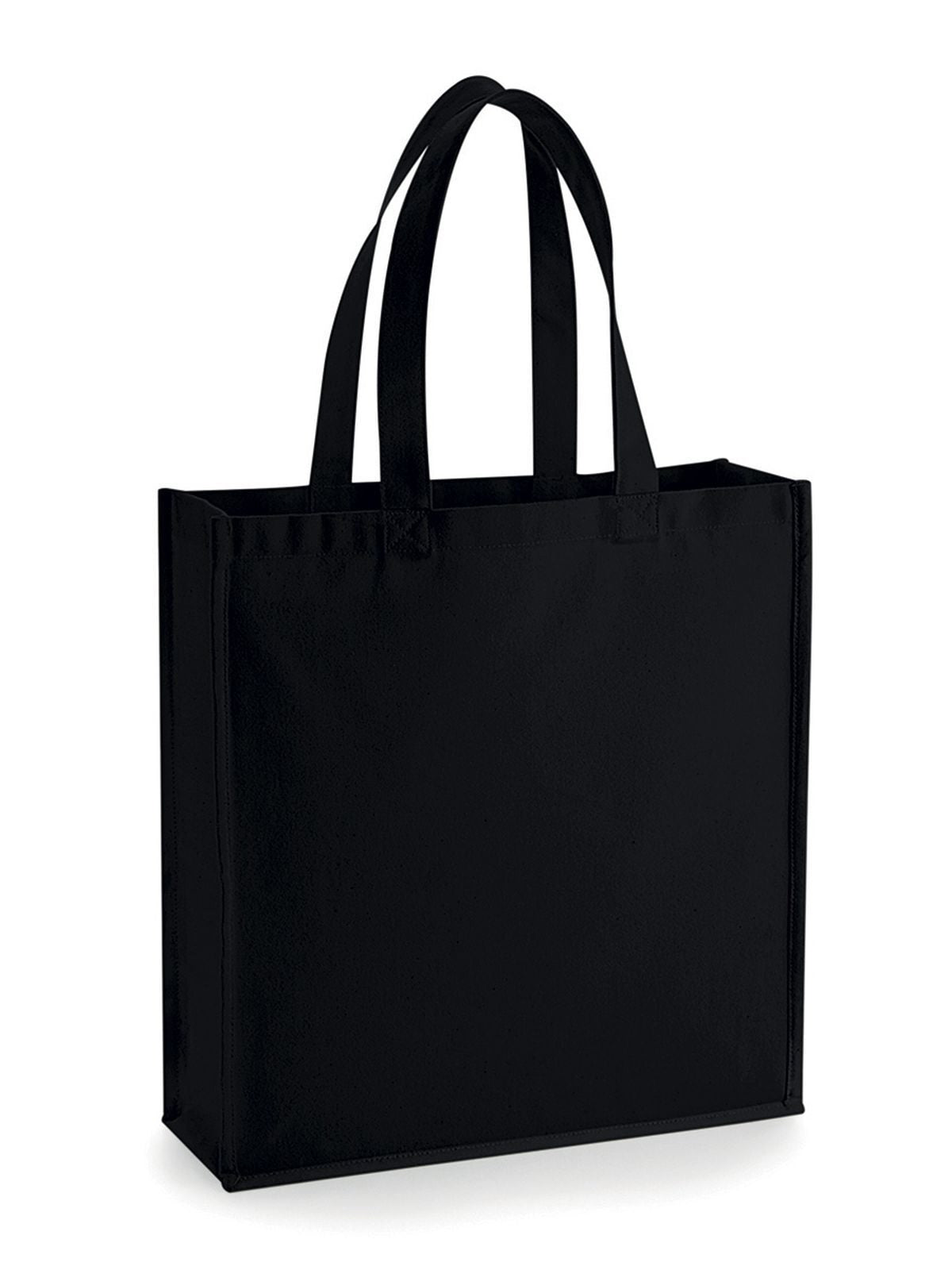 Gallery Canvas Tote Herren Tasche / Rucksack – Westford Mill – Farbe Schwarz – individuell veredelbar