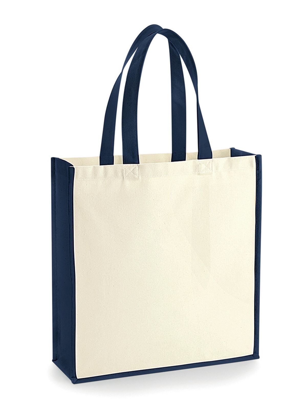 Gallery Canvas Tote Herren Tasche / Rucksack – Westford Mill – Farbe natural/french navy – individuell veredelbar