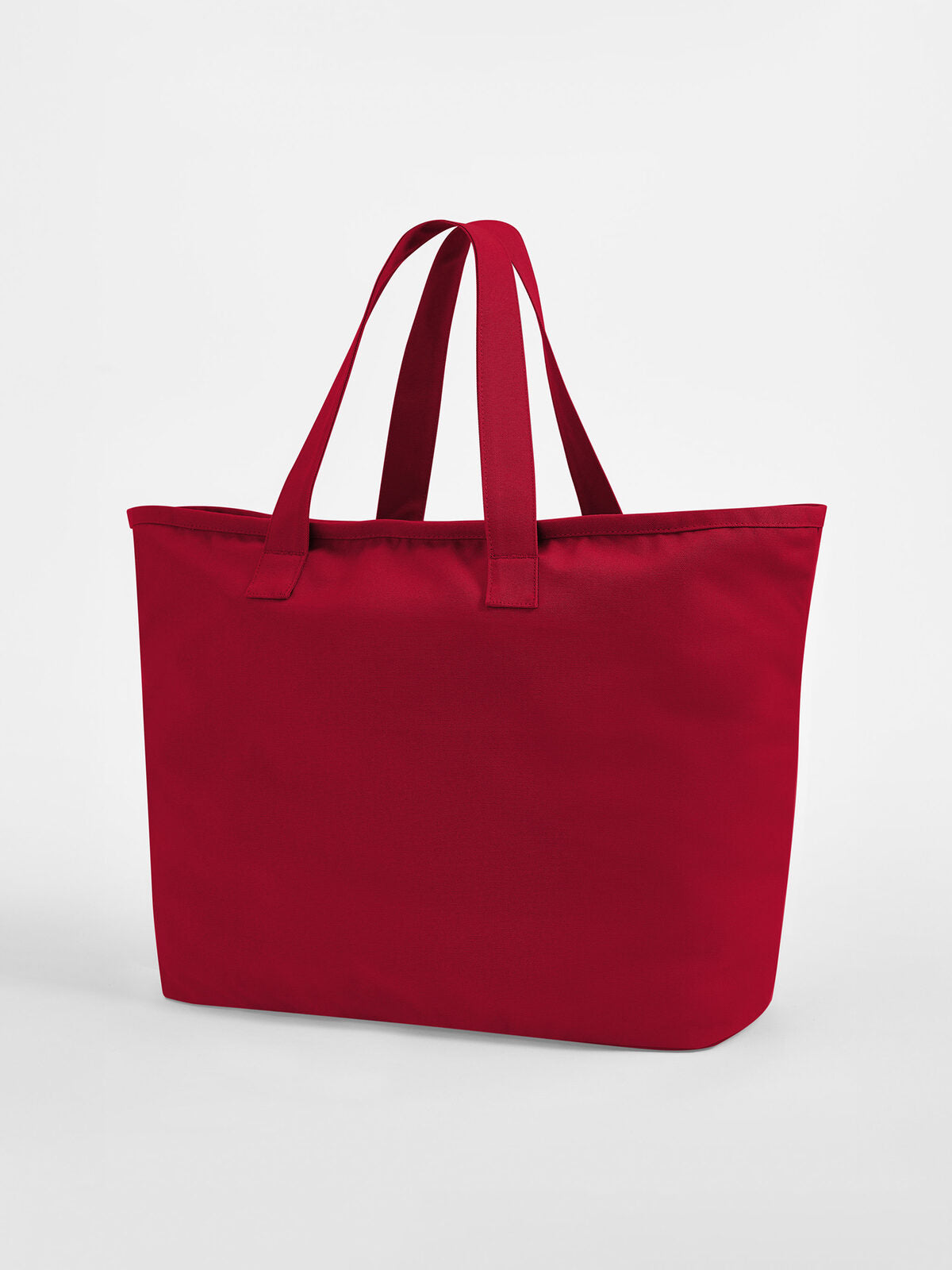 Oversized Heavy Duty Canvas Tote Bag Damen Tasche / Rucksack – Westford Mill – Farbe scarlet red – individuell veredelbar