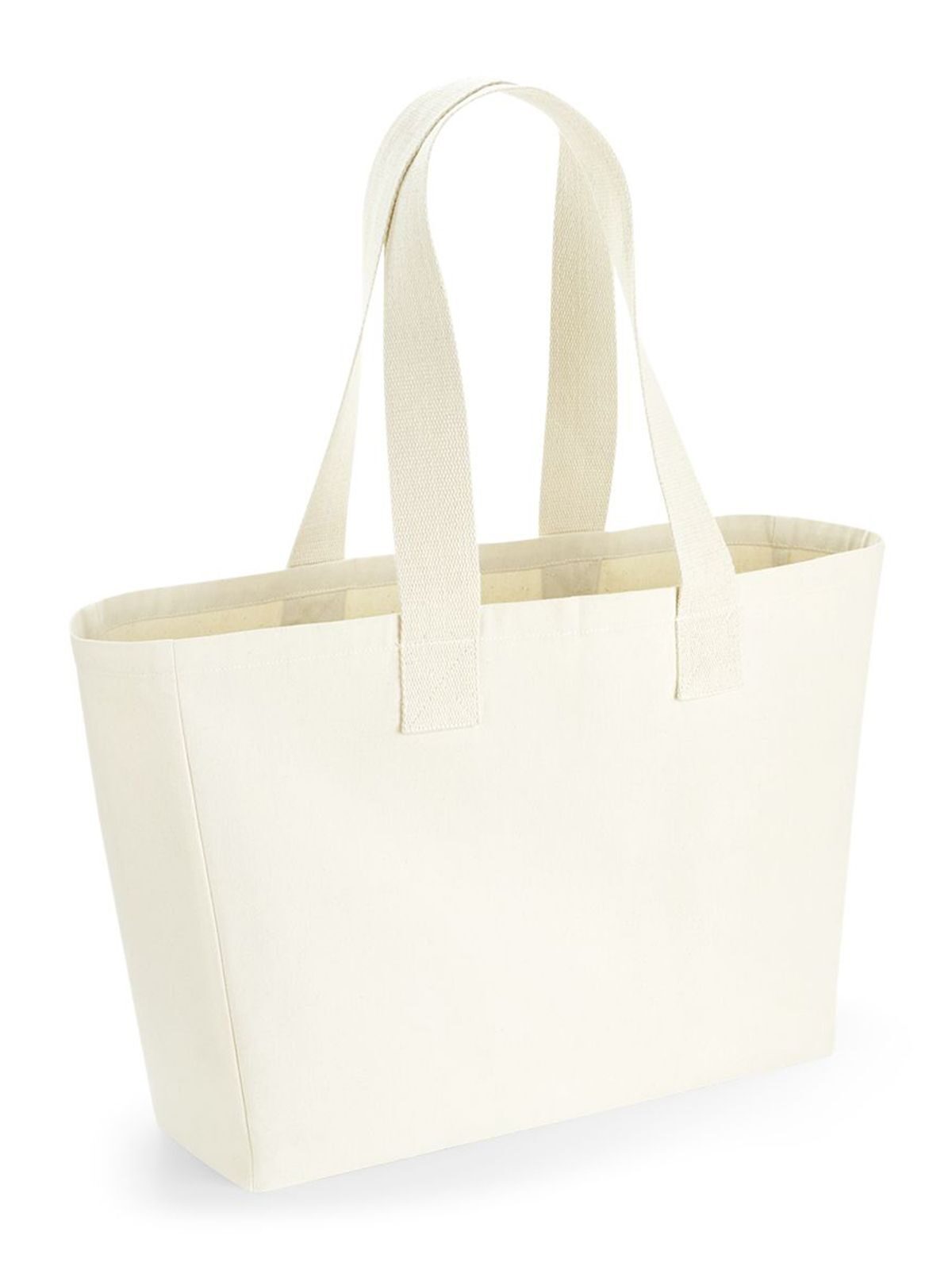 Everyday Canvas Tote Herren Tasche / Rucksack – Westford Mill – Farbe Natur – individuell veredelbar