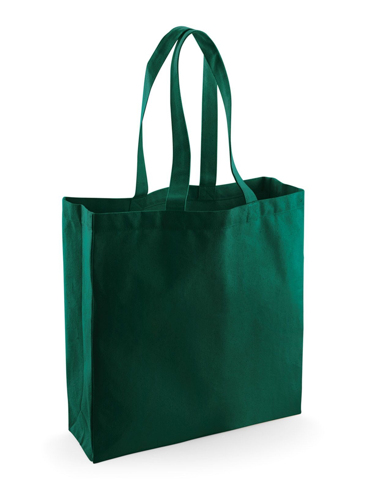 Fairtrade cotton classic shopper Tasche / Rucksack – Westford Mill – Farbe bottle green – individuell veredelbar