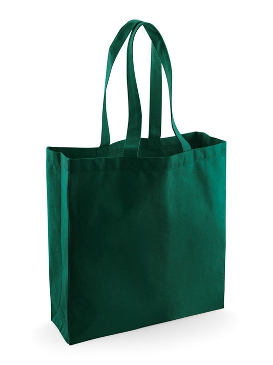 Fairtrade cotton classic shopper Tasche / Rucksack – Westford Mill – Farbe bottle green – individuell veredelbar
