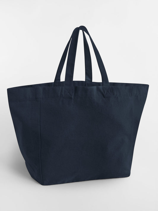 Oversized beach bag Herren Tasche / Rucksack – Westford Mill – Farbe french navy – individuell veredelbar