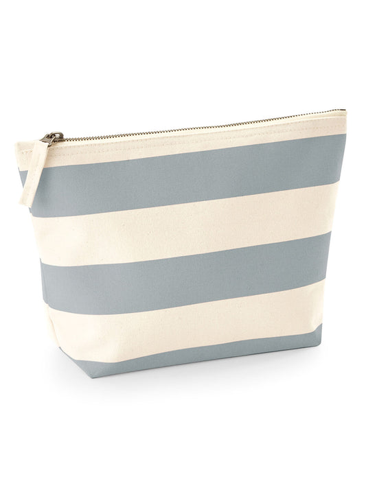 Nautical Accessory Bag Herren Tasche / Rucksack – Westford Mill – Farbe natural/grey – individuell veredelbar