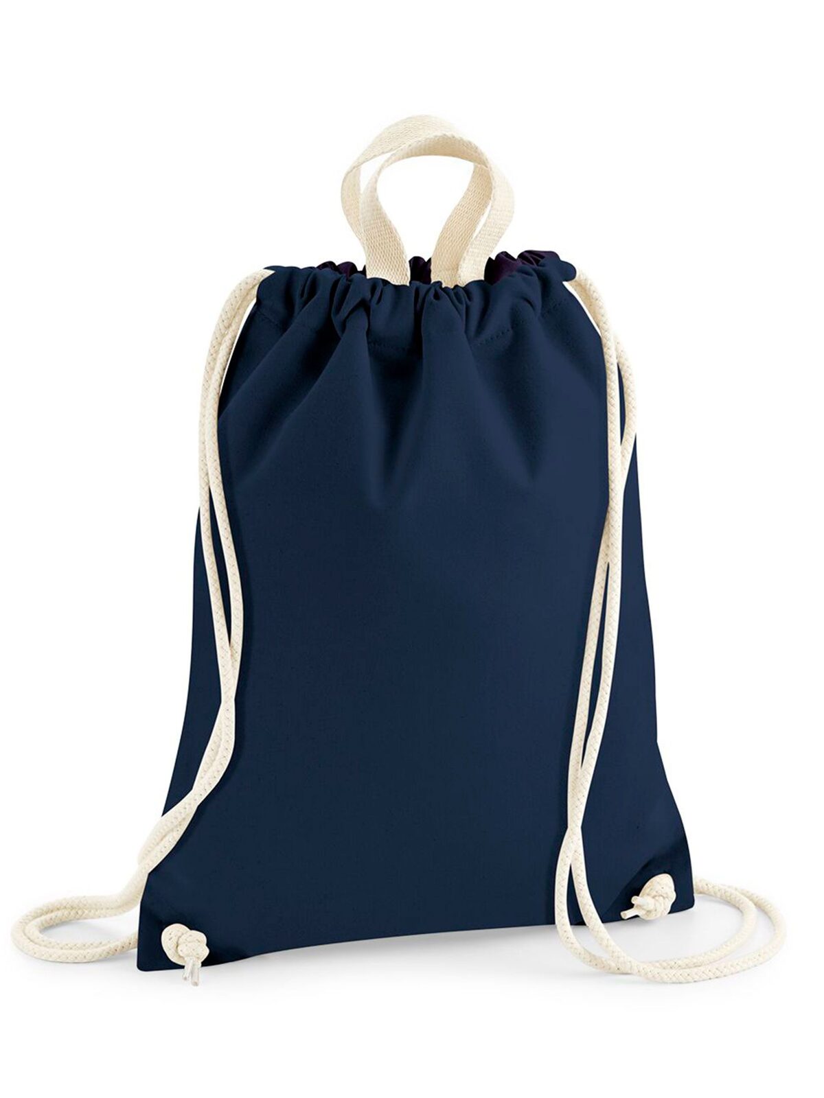 Nautical Gymsac Herren Tasche / Rucksack – Westford Mill – Farbe french navy – individuell veredelbar