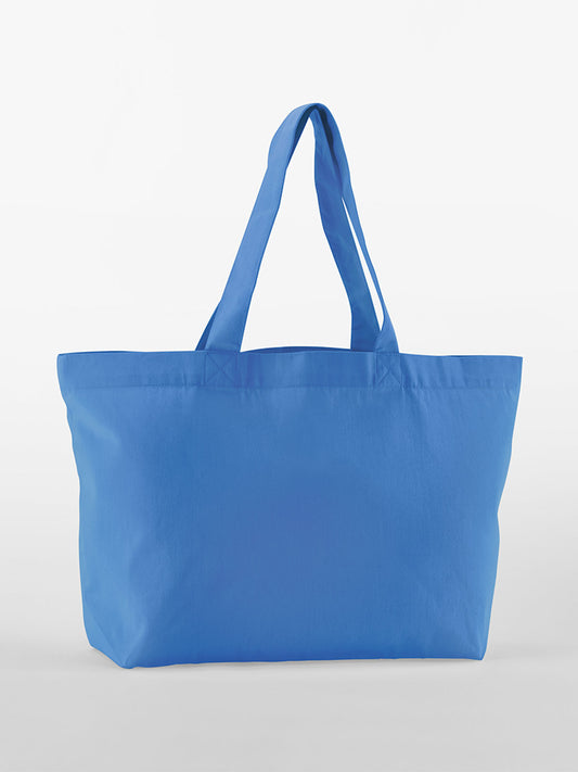 EarthAware® Organic Twill Shopper Herren Tasche / Rucksack – Westford Mill – Farbe cornflower blue – individuell veredelbar