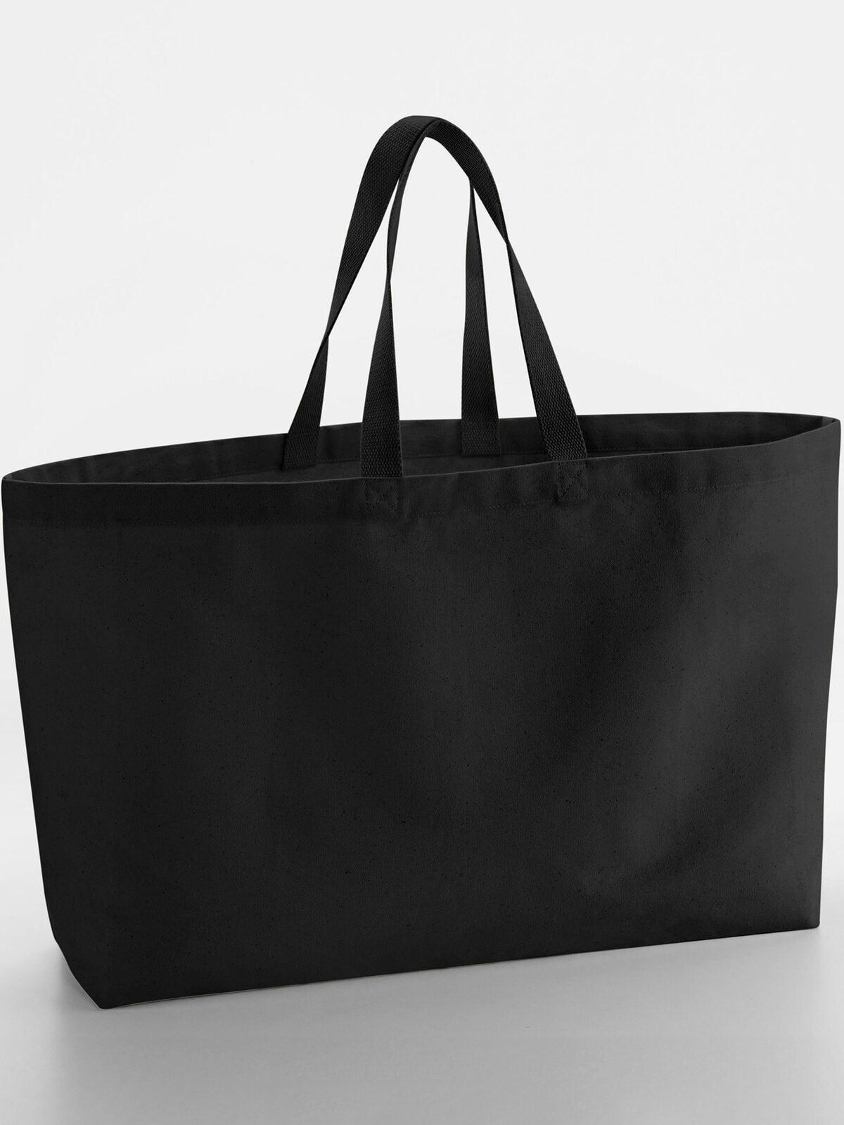Oversized Canvas Tote Bag Herren Tasche / Rucksack – Westford Mill – Farbe Schwarz – individuell veredelbar