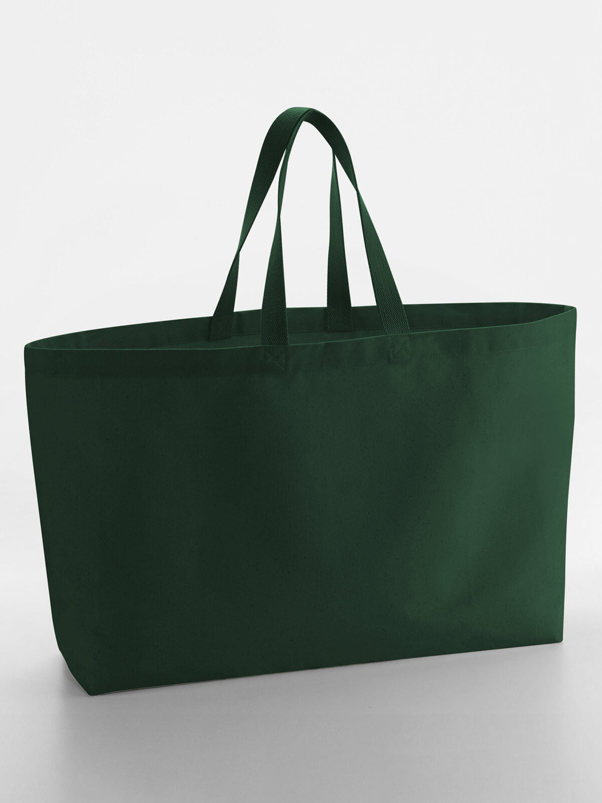 Oversized Canvas Tote Bag Herren Tasche / Rucksack – Westford Mill – Farbe bottle green – individuell veredelbar