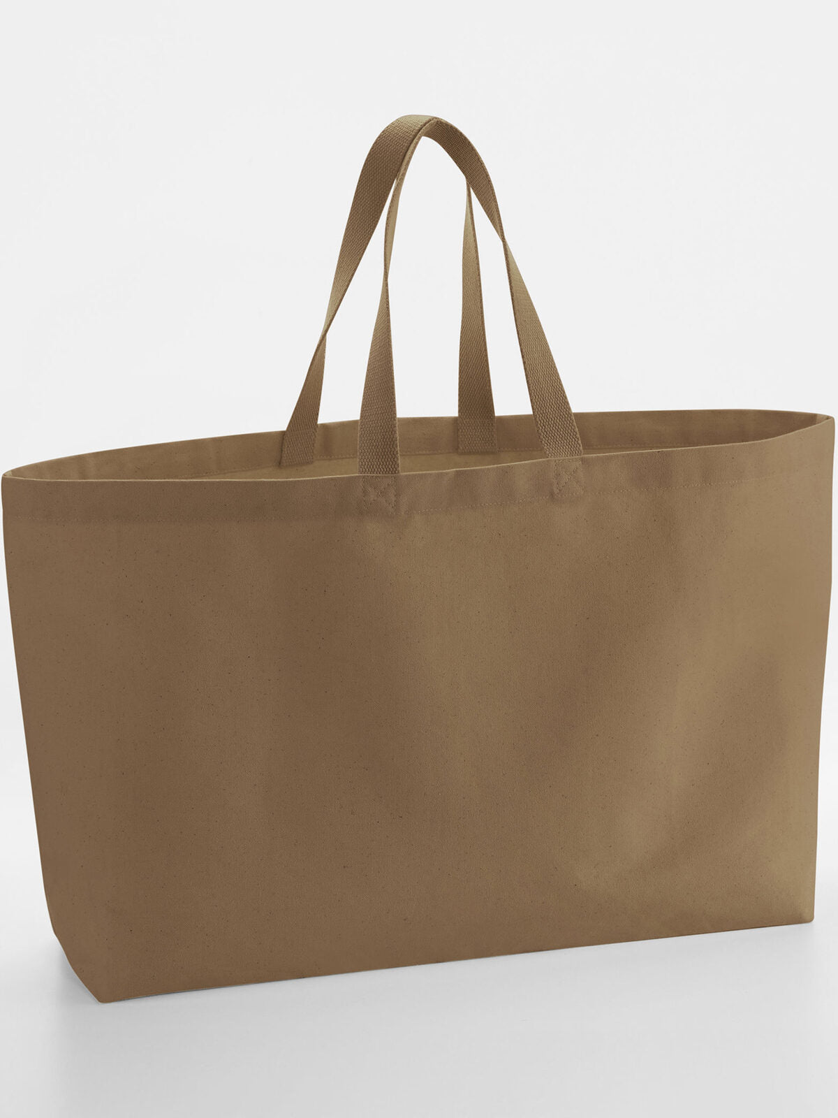 Oversized Canvas Tote Bag Herren Tasche / Rucksack – Westford Mill – Farbe caramel – individuell veredelbar