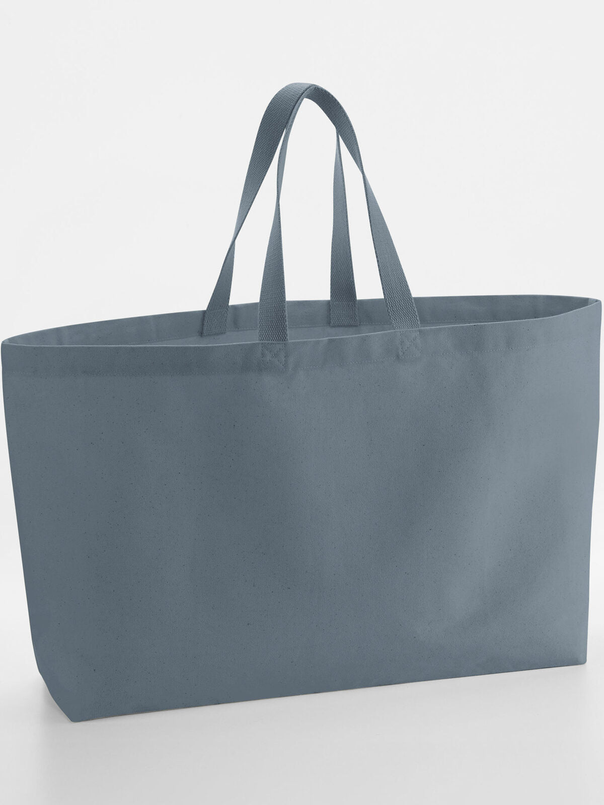 Oversized Canvas Tote Bag Herren Tasche / Rucksack – Westford Mill – Farbe dusty blue – individuell veredelbar