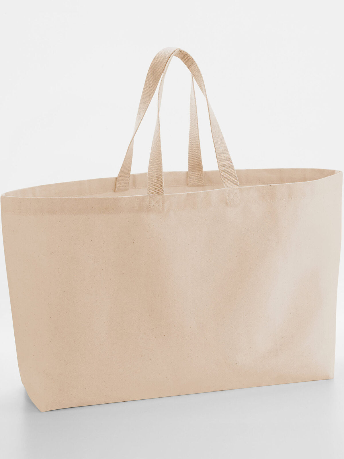Oversized Canvas Tote Bag Herren Tasche / Rucksack – Westford Mill – Farbe peach – individuell veredelbar