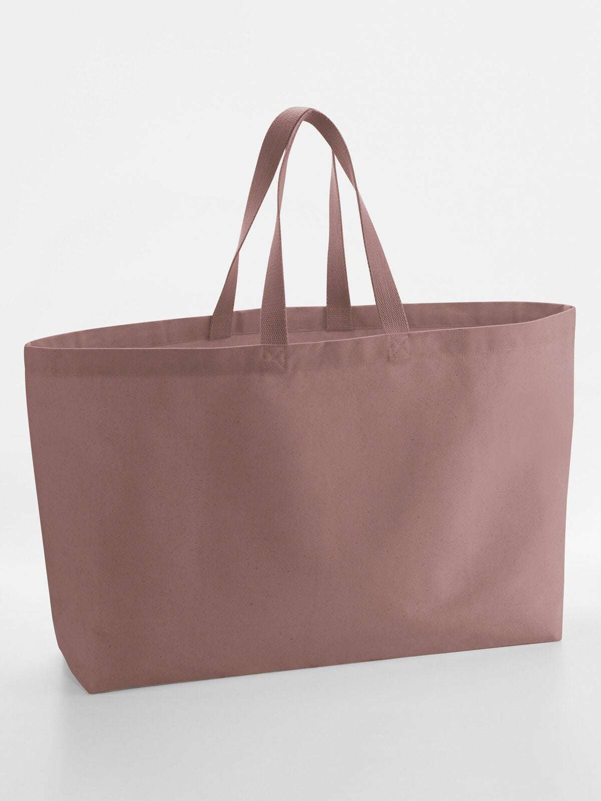 Oversized Canvas Tote Bag Herren Tasche / Rucksack – Westford Mill – Farbe rose – individuell veredelbar