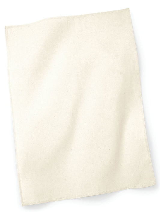 Tea Towel Herren Handtuch – Westford Mill – Farbe Natur – individuell veredelbar