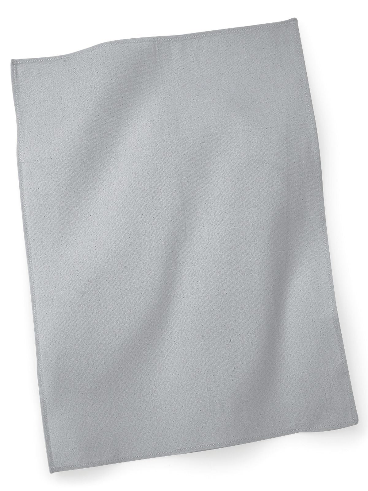 Tea Towel Herren Handtuch – Westford Mill – Farbe pure grey – individuell veredelbar