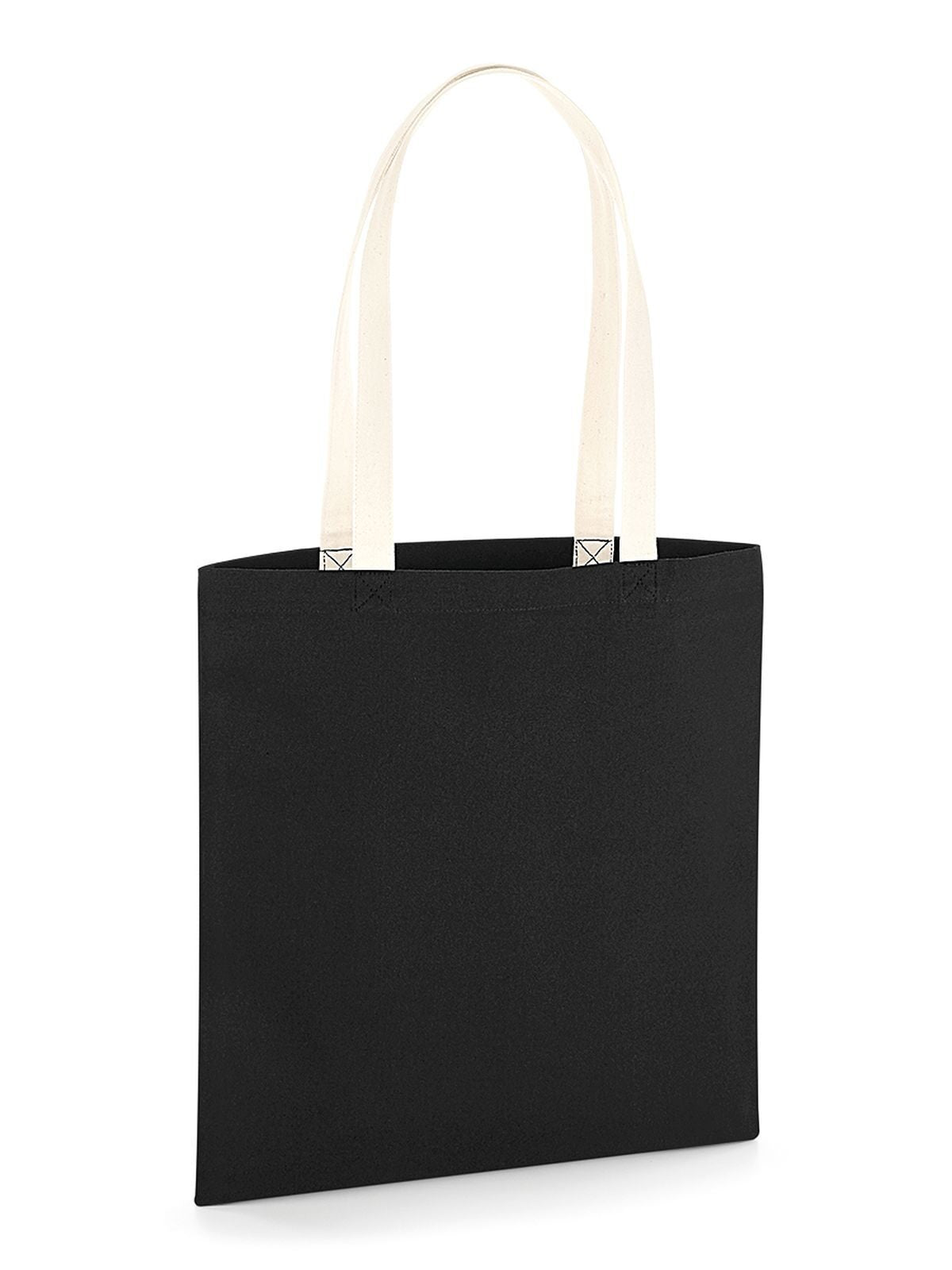 EarthAware™ Organic Bag for Life - Contrast Handles Herren Tasche / Rucksack – Westford Mill – Farbe black/natural – individuell veredelbar