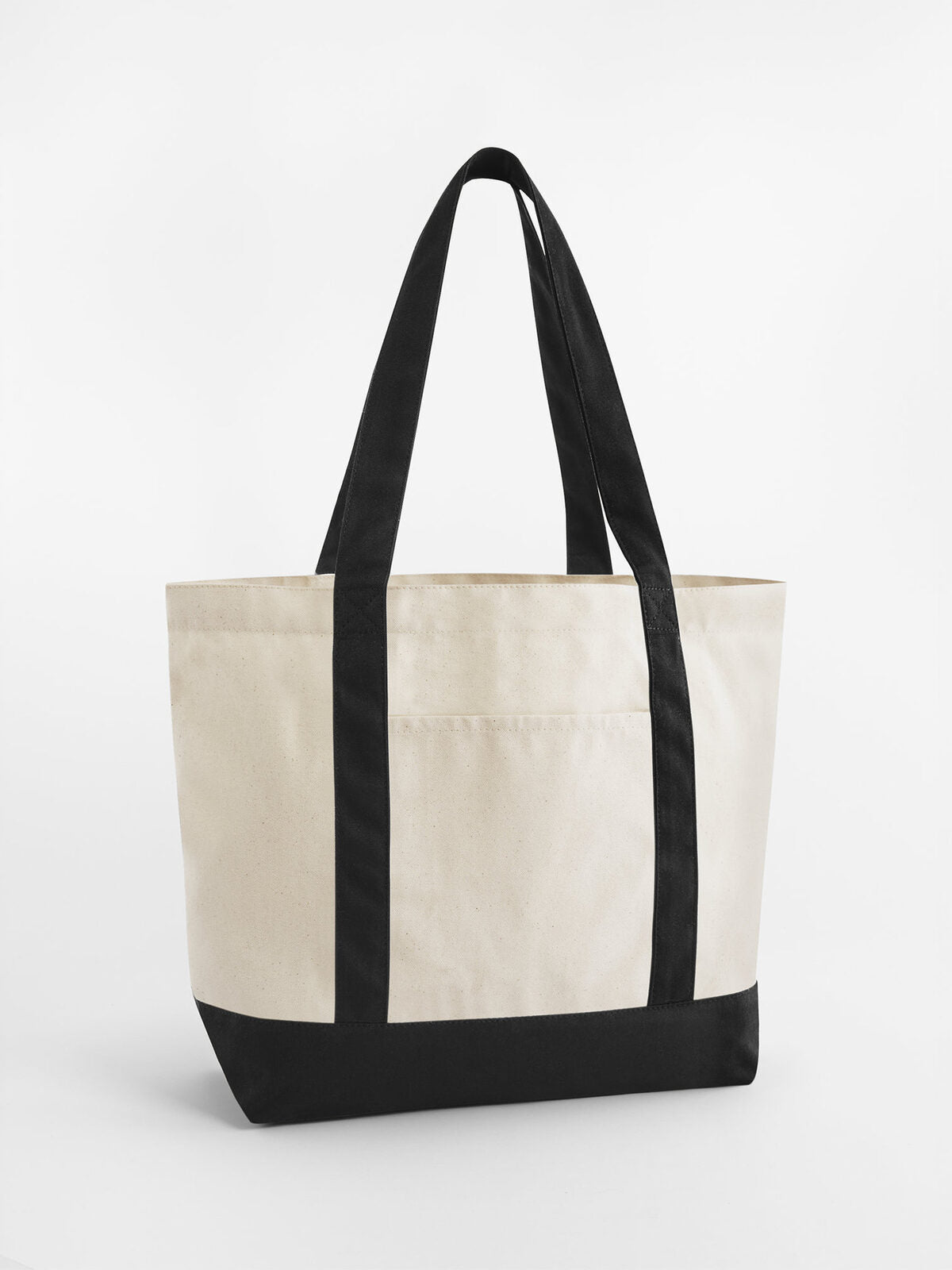 EarthAware Organic Varsity Shopper Damen Tasche / Rucksack – Westford Mill – Farbe natural/black – individuell veredelbar